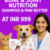 🐾 Petz Essentials Bundle – Bone & Joint + Oatmeal Shampoo + Paw Butter at Special Bundle Price: ₹999