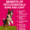 Petz Essentials Bone and Joint Support for Dogs | Glucosamine, Chondroitin, MSM & Green Lipped Mussel | Joint Health & Mobility Booster | Vet-Formulated Liquid Supplement – 300ml