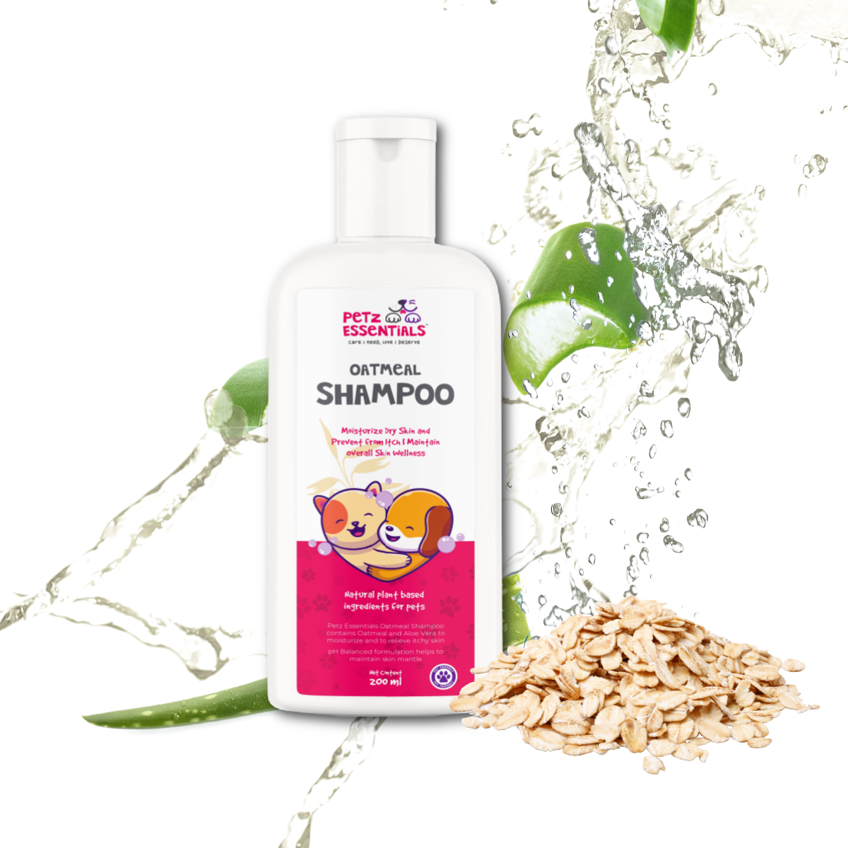 Petz Essentials Oatmeal Shampoo